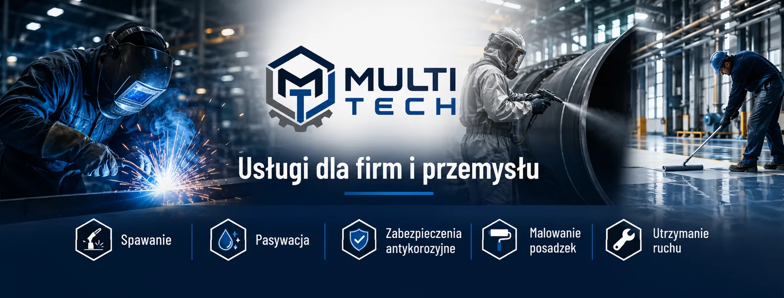 Usługi techniczne dla firm i przemysłu — ilustracja